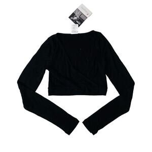 NWT Energetiks Child XLge (12-13Y) Merino Wool Vivian Mock Crossover